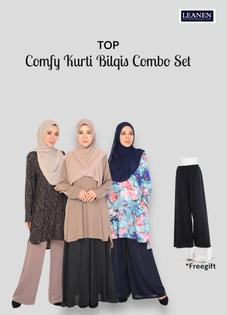 Comfy Kurti Bilqis Combo Set – Leanen Closet